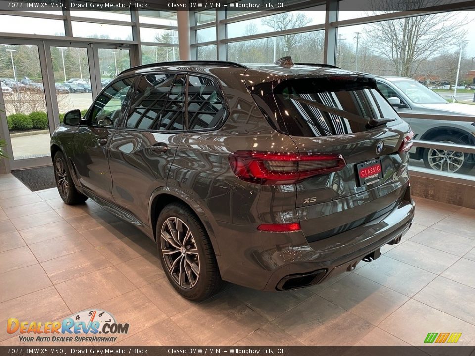 2022 BMW X5 M50i Dravit Grey Metallic / Black Photo #2