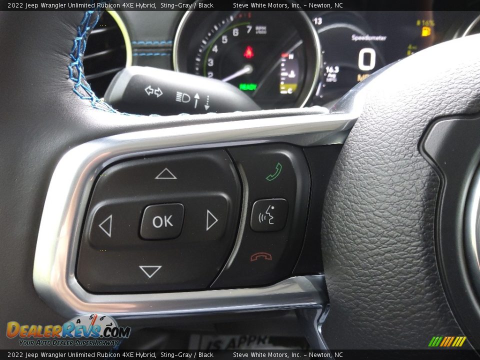 2022 Jeep Wrangler Unlimited Rubicon 4XE Hybrid Steering Wheel Photo #24