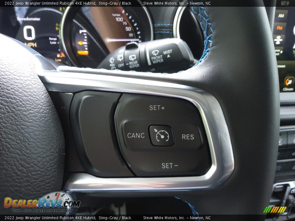 2022 Jeep Wrangler Unlimited Rubicon 4XE Hybrid Steering Wheel Photo #25