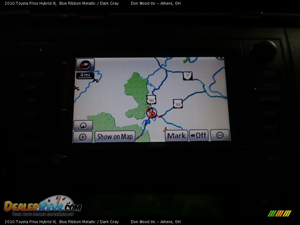 2010 Toyota Prius Hybrid III Blue Ribbon Metallic / Dark Gray Photo #2