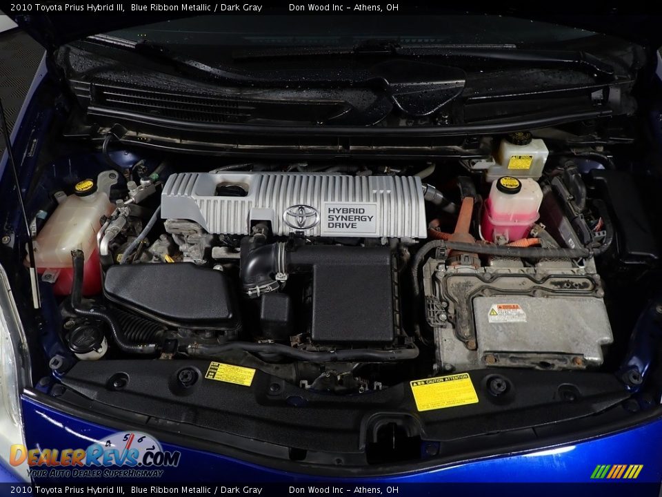 2010 Toyota Prius Hybrid III Blue Ribbon Metallic / Dark Gray Photo #8