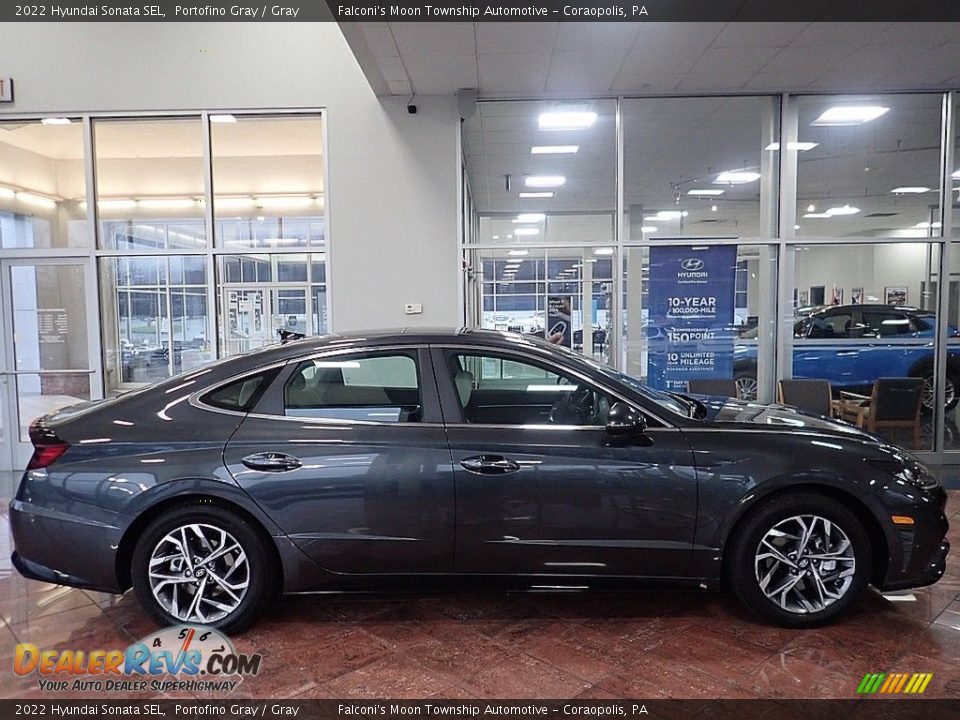 2022 Hyundai Sonata SEL Portofino Gray / Gray Photo #1