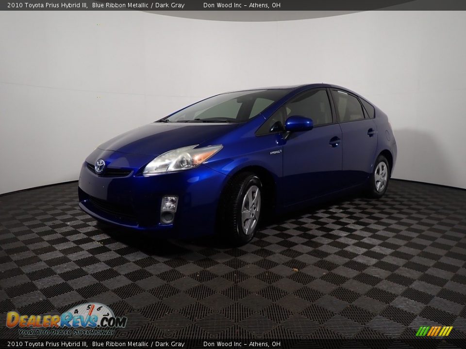 2010 Toyota Prius Hybrid III Blue Ribbon Metallic / Dark Gray Photo #9