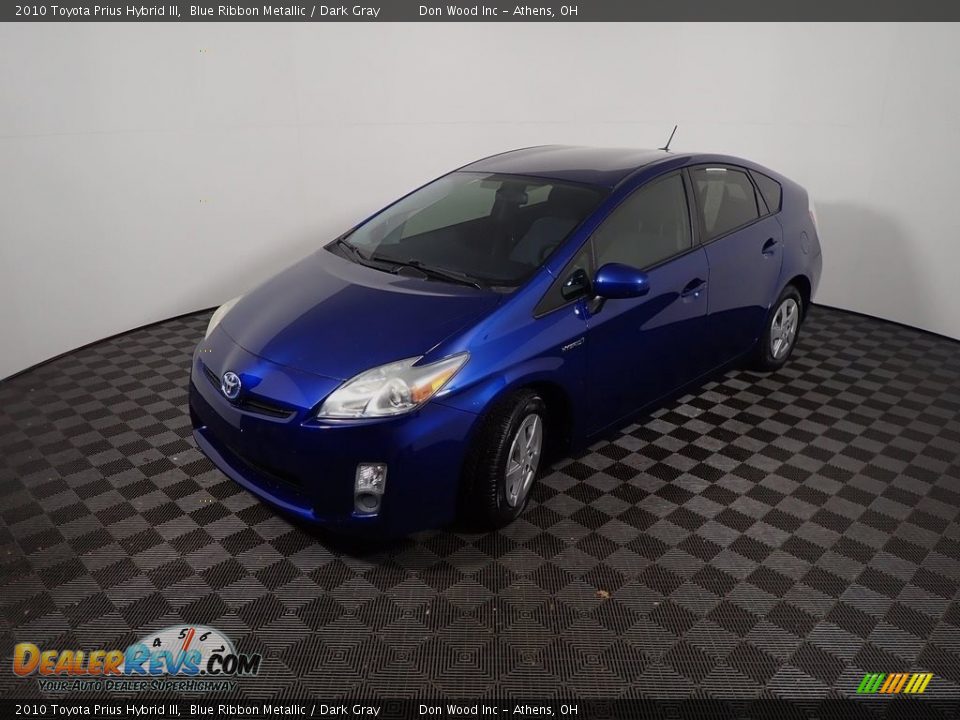 2010 Toyota Prius Hybrid III Blue Ribbon Metallic / Dark Gray Photo #10