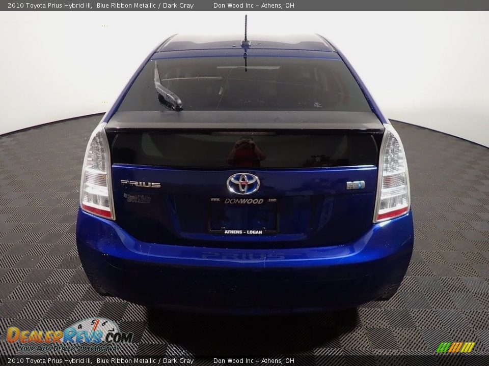 2010 Toyota Prius Hybrid III Blue Ribbon Metallic / Dark Gray Photo #13