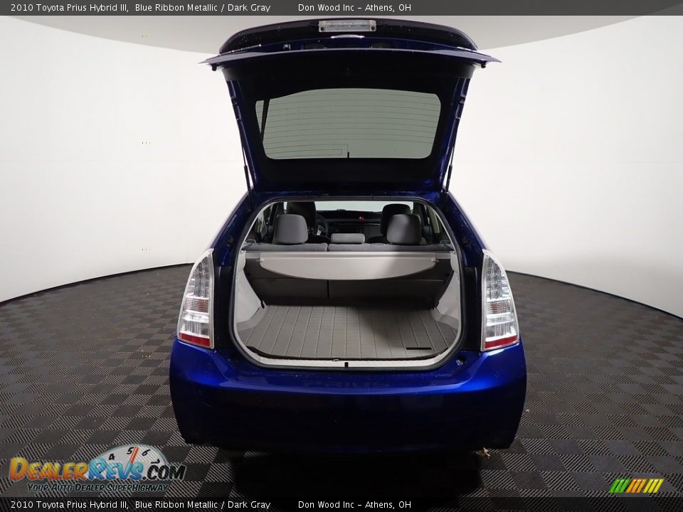2010 Toyota Prius Hybrid III Blue Ribbon Metallic / Dark Gray Photo #14