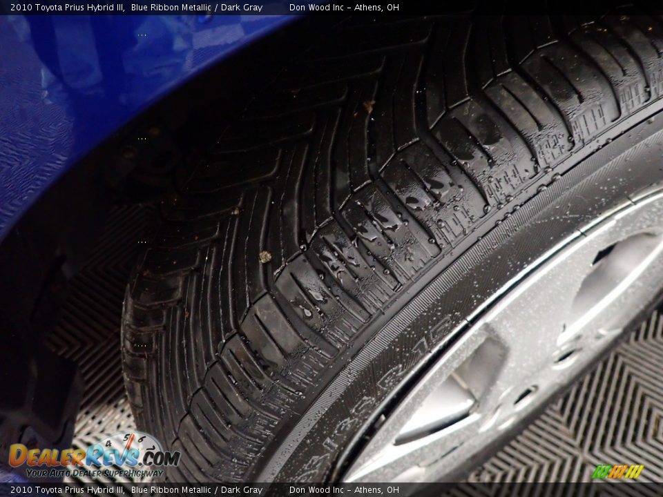 2010 Toyota Prius Hybrid III Blue Ribbon Metallic / Dark Gray Photo #19