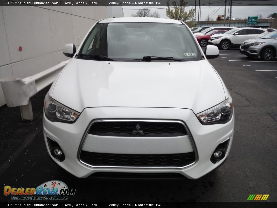 2015 Mitsubishi Outlander Sport ES AWC White / Black Photo #3