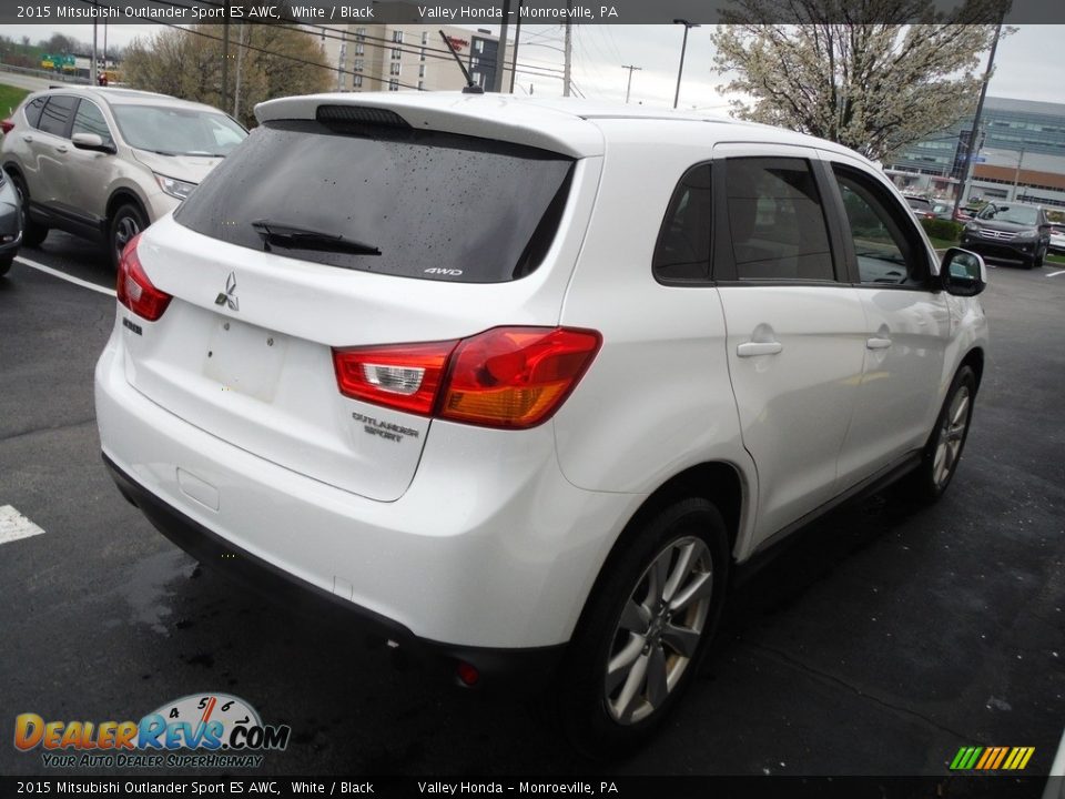 White 2015 Mitsubishi Outlander Sport ES AWC Photo #5