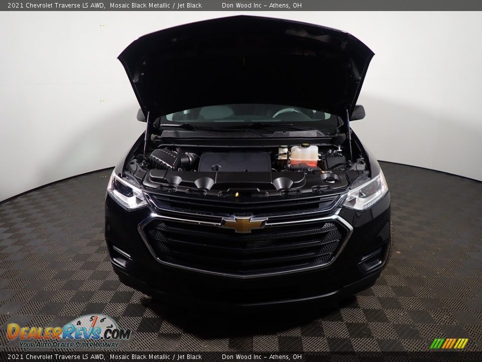 2021 Chevrolet Traverse LS AWD Mosaic Black Metallic / Jet Black Photo #6
