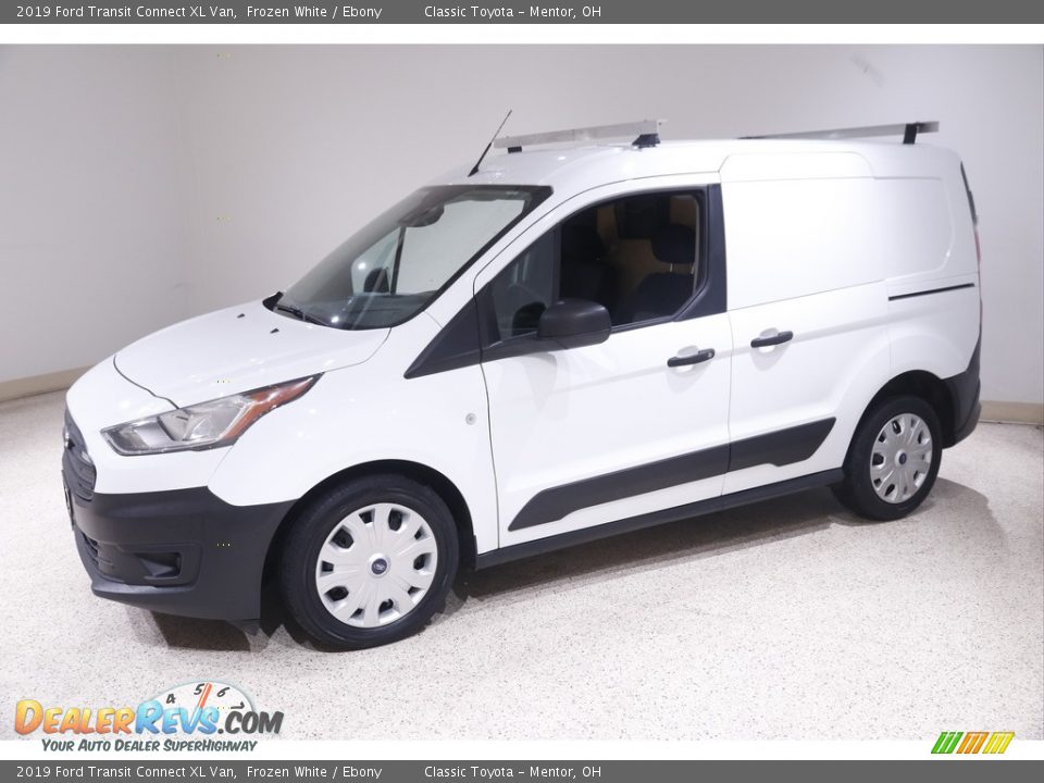 2019 Ford Transit Connect XL Van Frozen White / Ebony Photo #3