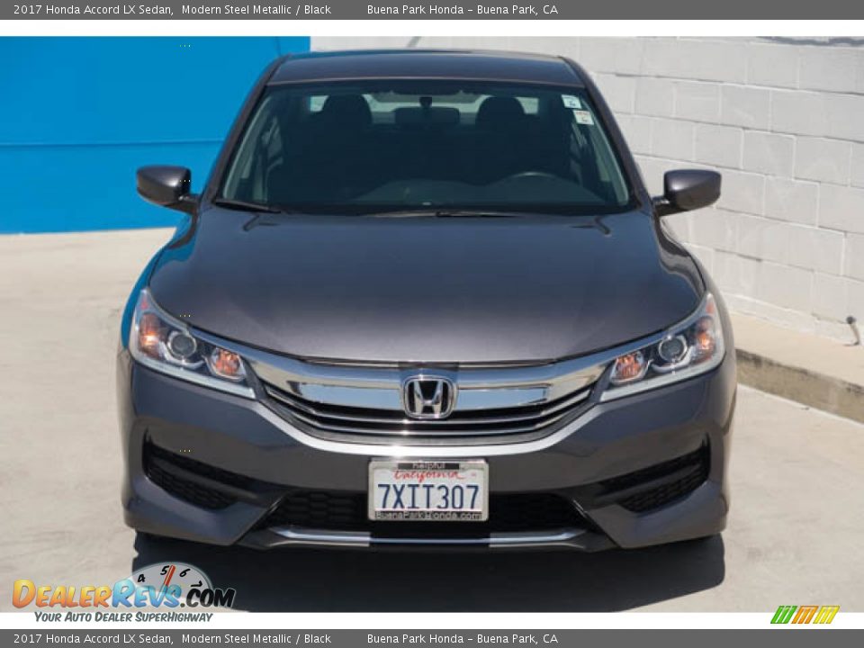 2017 Honda Accord LX Sedan Modern Steel Metallic / Black Photo #7