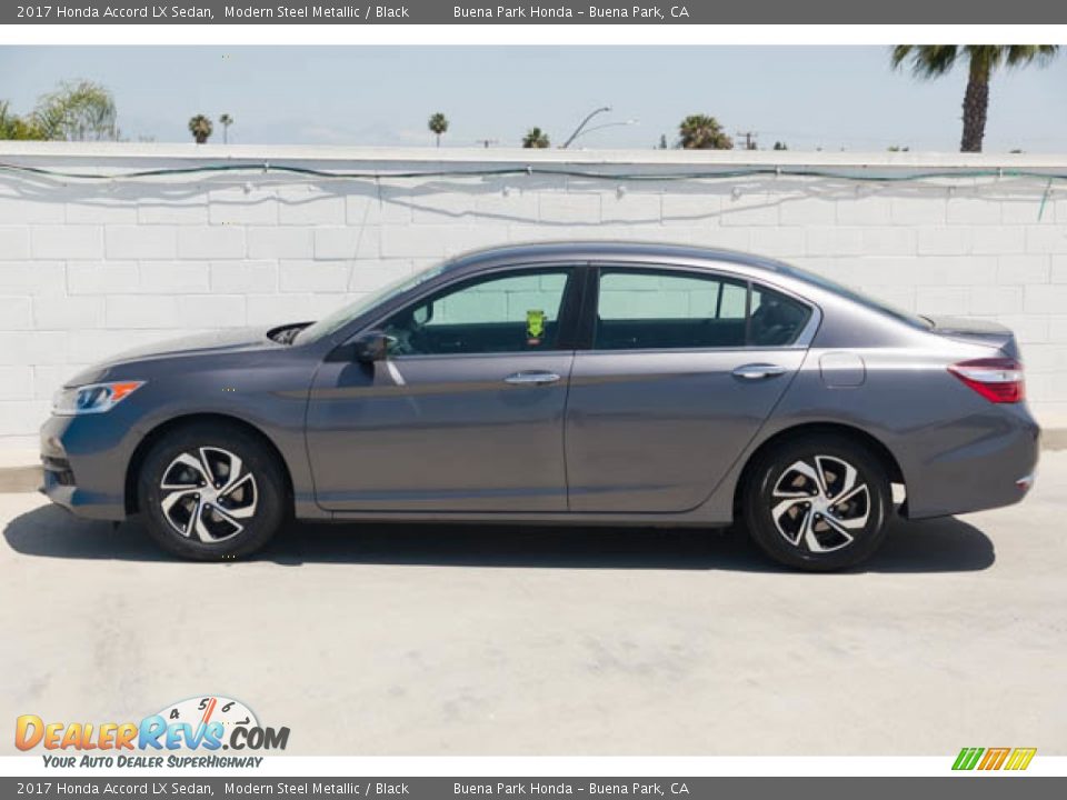 2017 Honda Accord LX Sedan Modern Steel Metallic / Black Photo #10