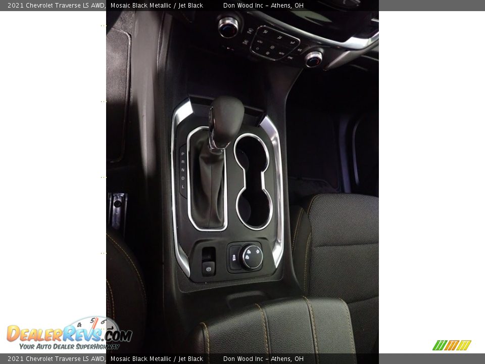 2021 Chevrolet Traverse LS AWD Mosaic Black Metallic / Jet Black Photo #32