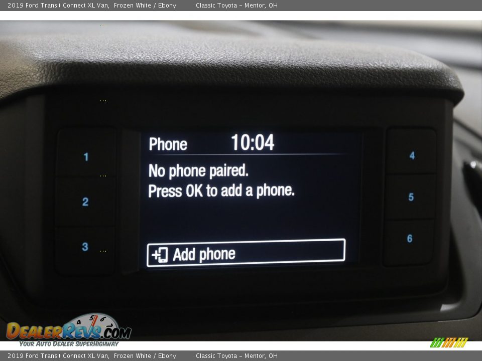 2019 Ford Transit Connect XL Van Frozen White / Ebony Photo #11