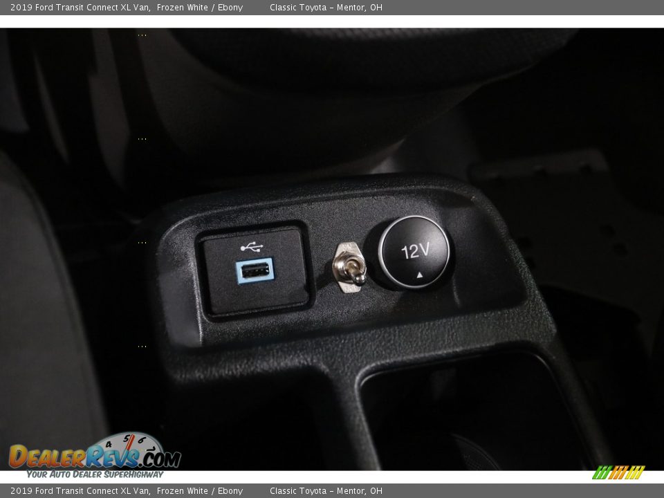 2019 Ford Transit Connect XL Van Frozen White / Ebony Photo #14