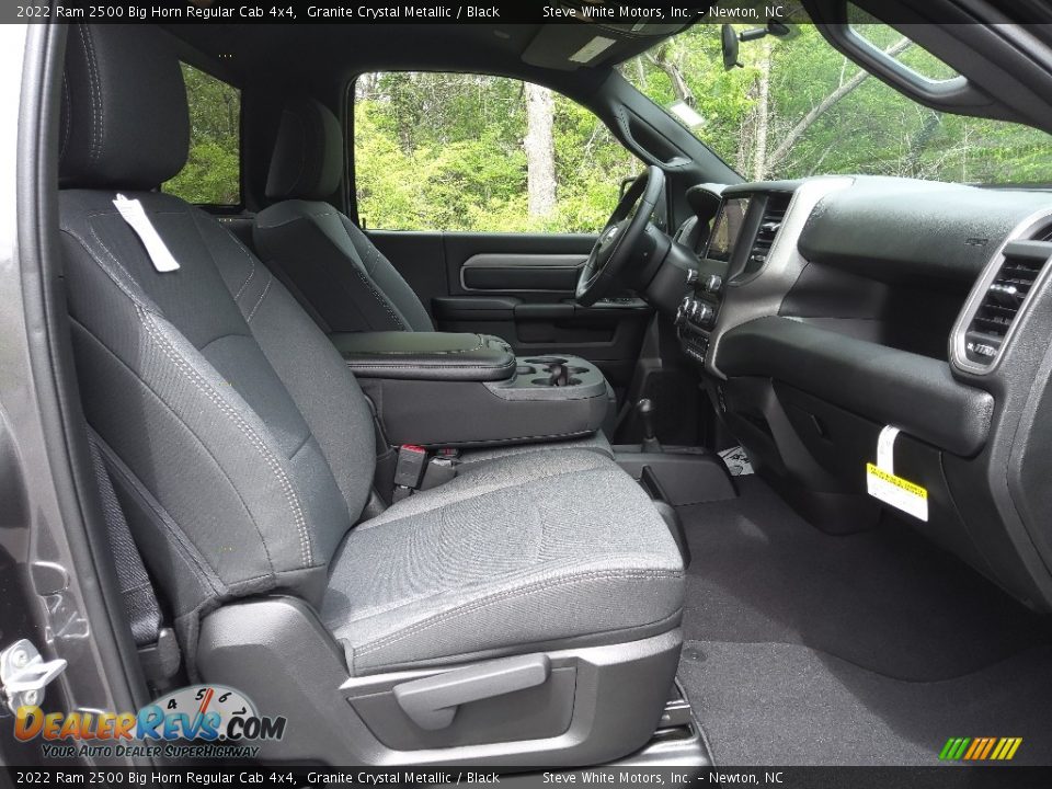 Black Interior - 2022 Ram 2500 Big Horn Regular Cab 4x4 Photo #14