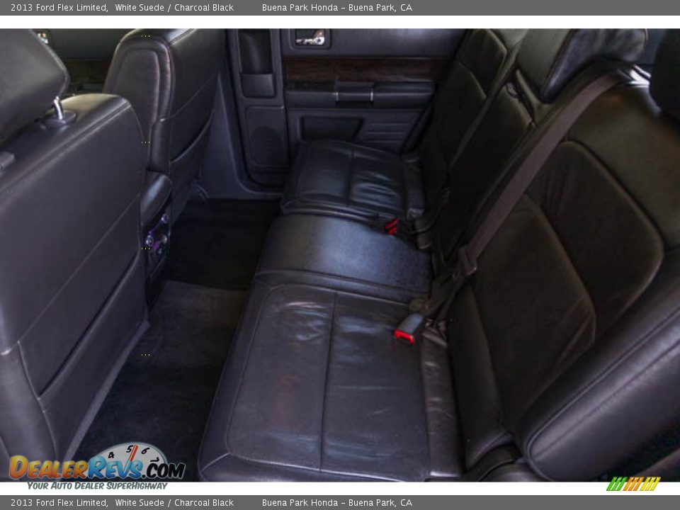 2013 Ford Flex Limited White Suede / Charcoal Black Photo #4