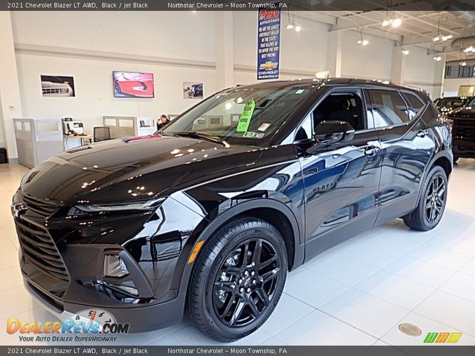 2021 Chevrolet Blazer LT AWD Black / Jet Black Photo #1