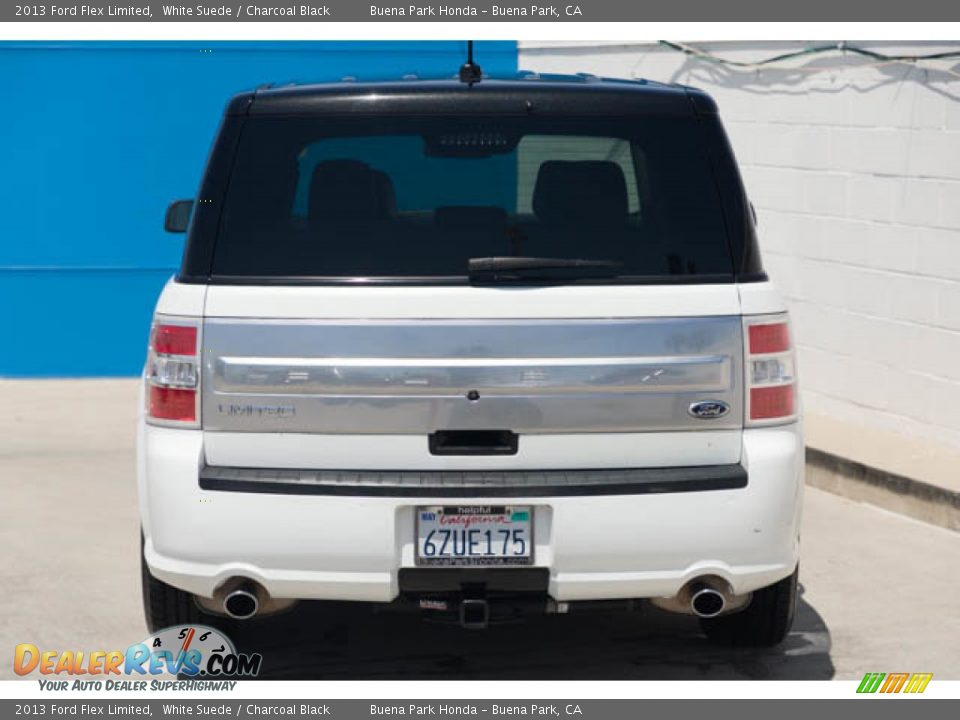 2013 Ford Flex Limited White Suede / Charcoal Black Photo #9