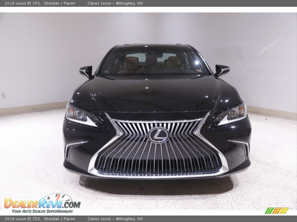 2019 Lexus ES 350 Obsidian / Flaxen Photo #2