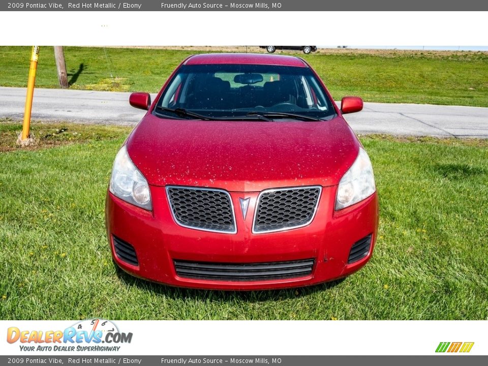 2009 Pontiac Vibe Red Hot Metallic / Ebony Photo #9