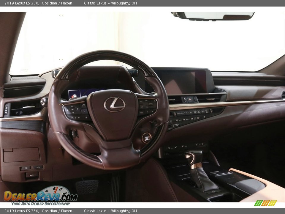 2019 Lexus ES 350 Obsidian / Flaxen Photo #6