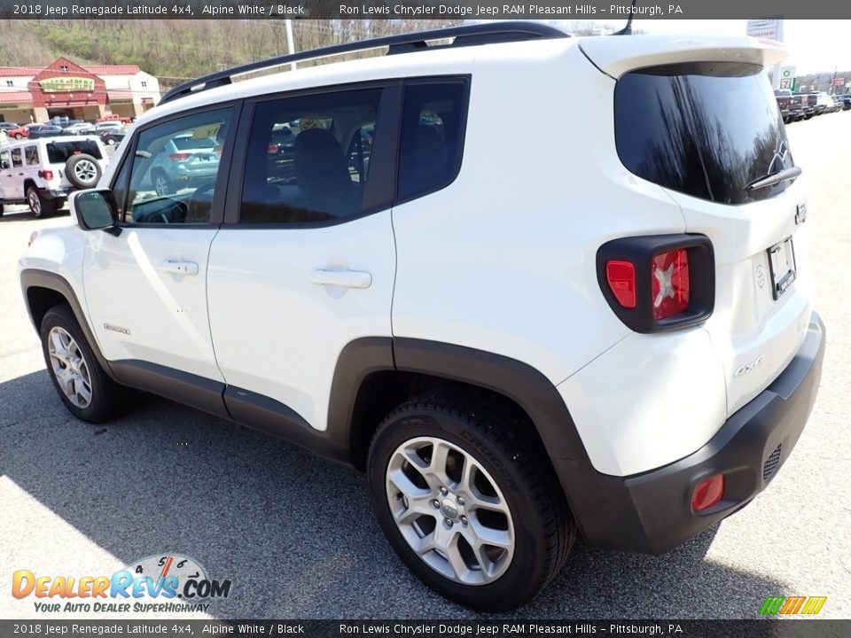 2018 Jeep Renegade Latitude 4x4 Alpine White / Black Photo #3