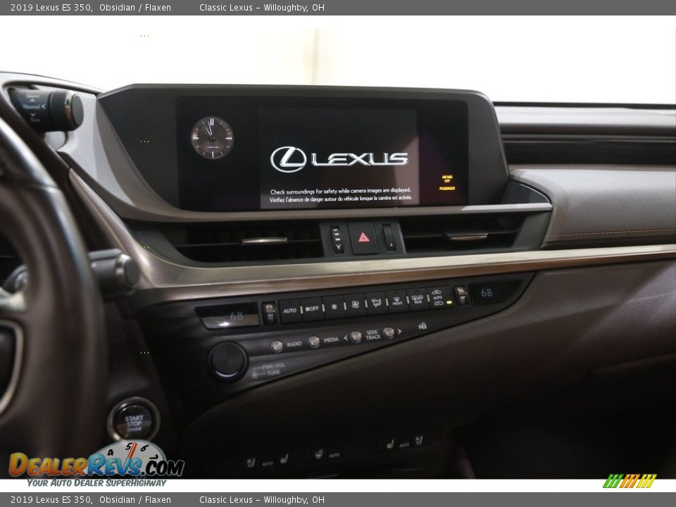2019 Lexus ES 350 Obsidian / Flaxen Photo #9