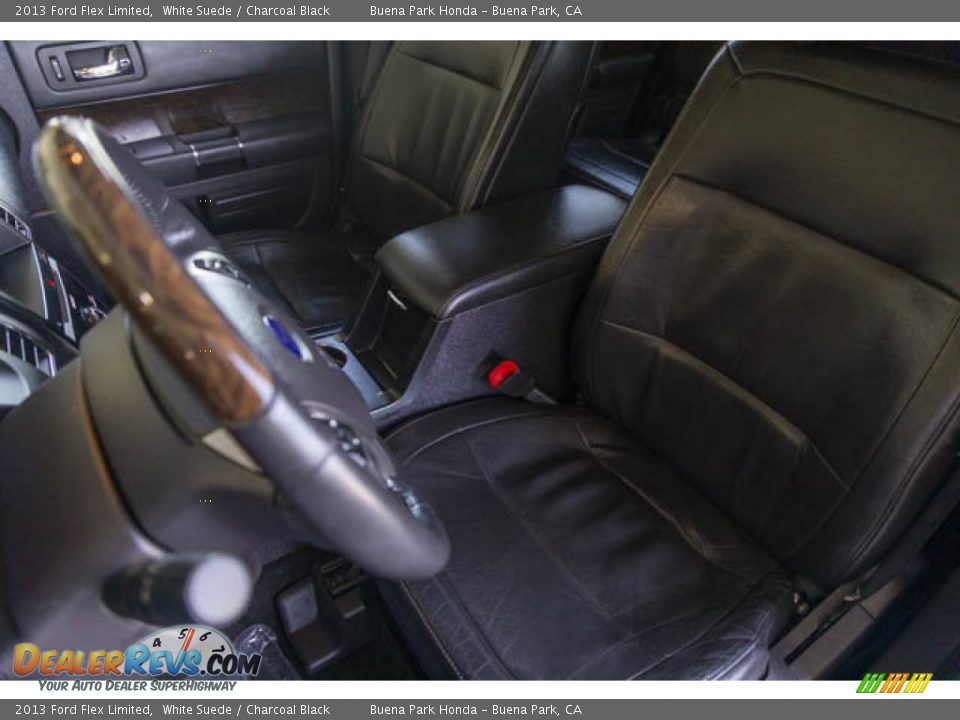2013 Ford Flex Limited White Suede / Charcoal Black Photo #19