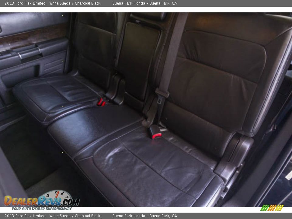 2013 Ford Flex Limited White Suede / Charcoal Black Photo #21