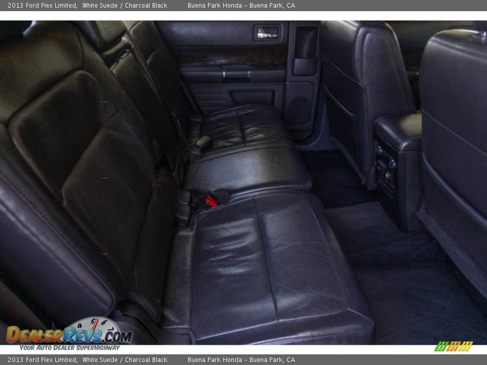 2013 Ford Flex Limited White Suede / Charcoal Black Photo #24
