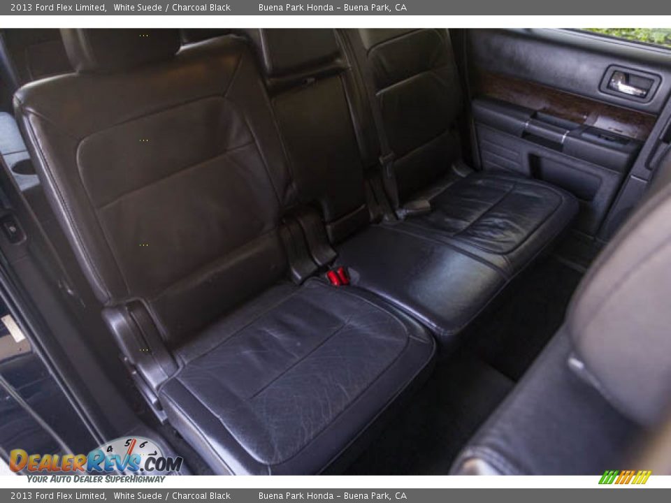 2013 Ford Flex Limited White Suede / Charcoal Black Photo #25
