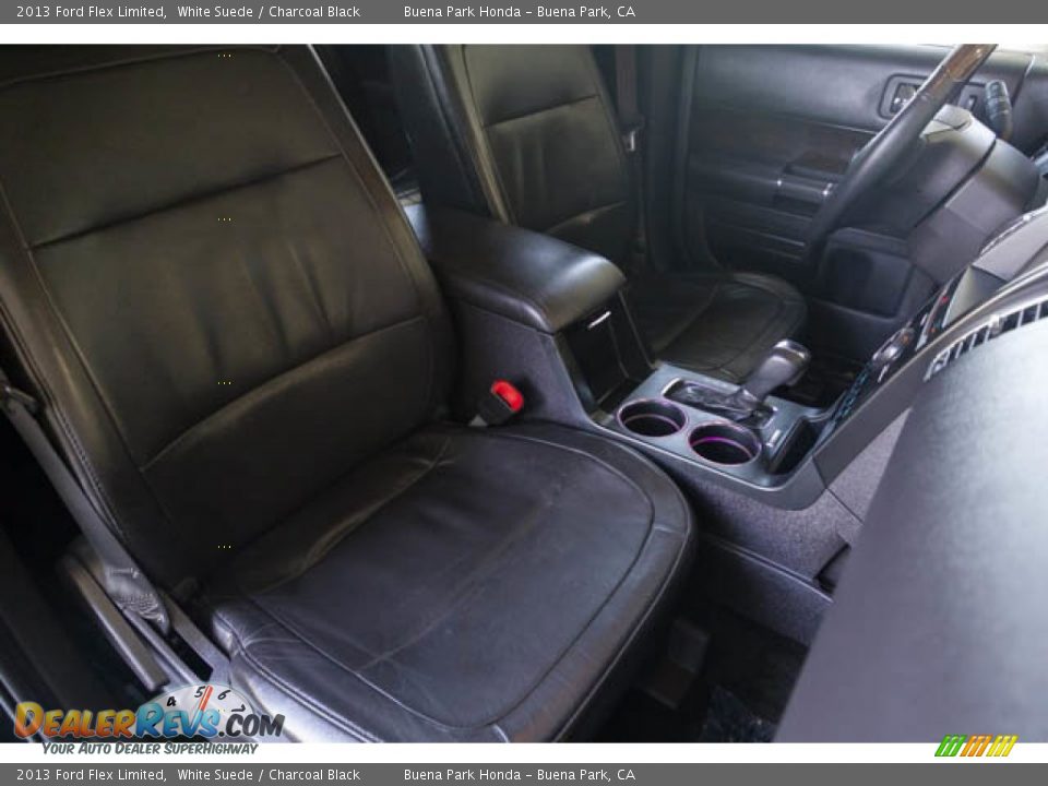 2013 Ford Flex Limited White Suede / Charcoal Black Photo #27