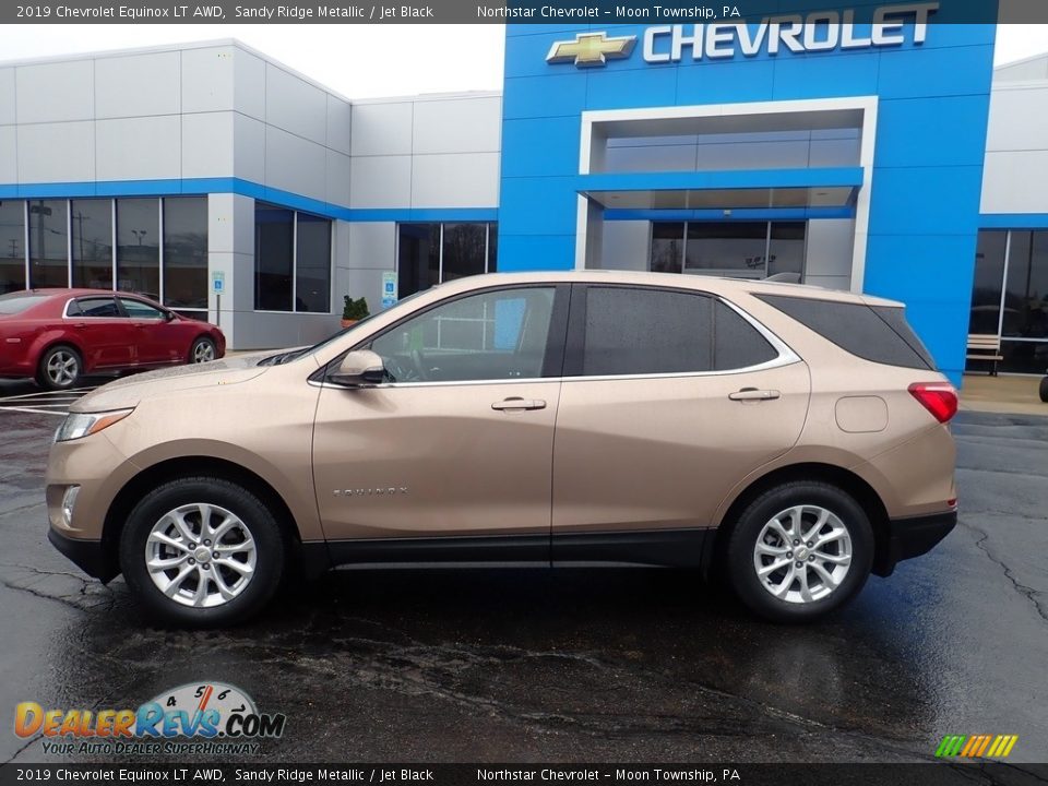 2019 Chevrolet Equinox LT AWD Sandy Ridge Metallic / Jet Black Photo #3