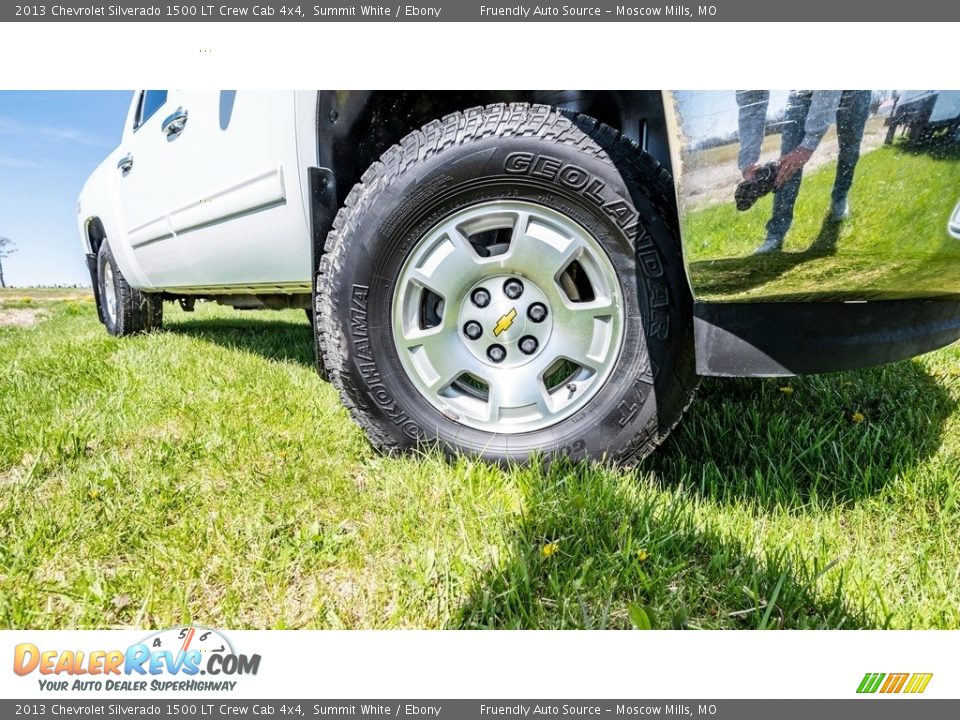 2013 Chevrolet Silverado 1500 LT Crew Cab 4x4 Summit White / Ebony Photo #2