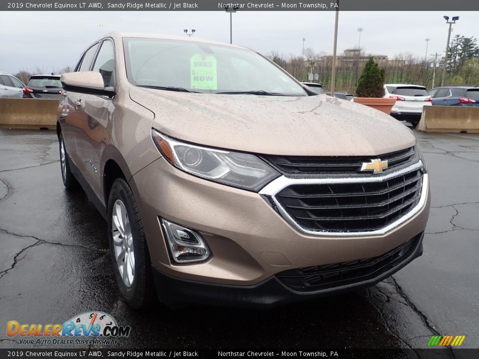 2019 Chevrolet Equinox LT AWD Sandy Ridge Metallic / Jet Black Photo #12