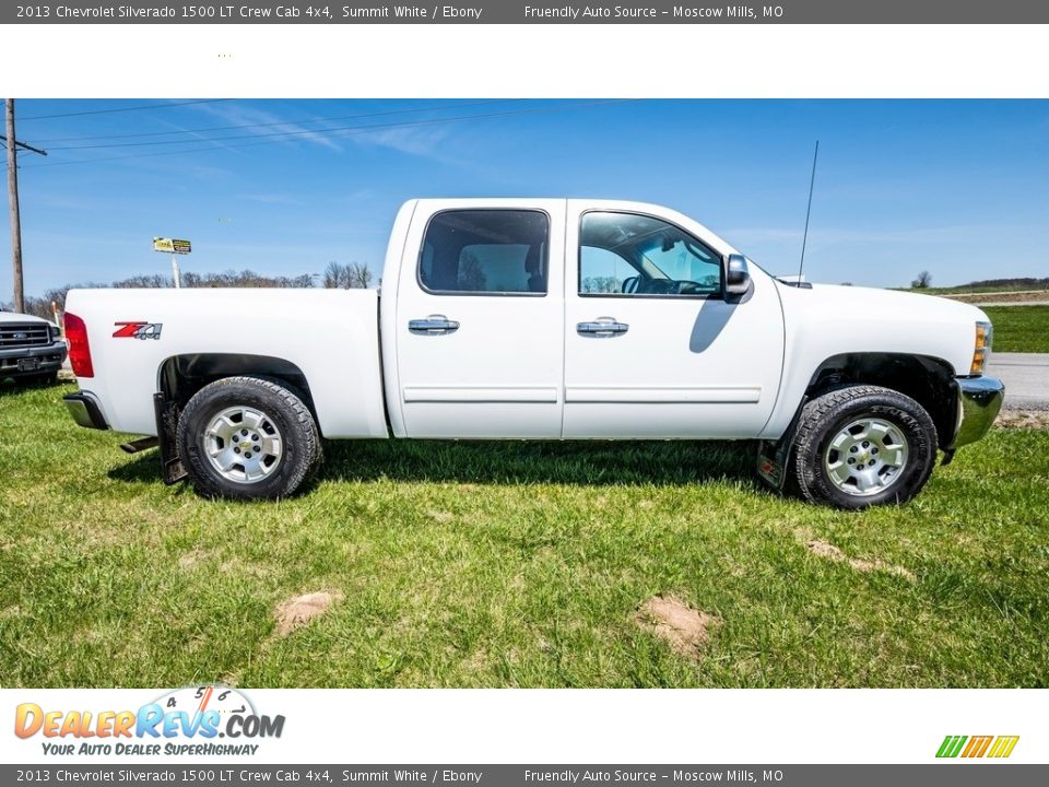 2013 Chevrolet Silverado 1500 LT Crew Cab 4x4 Summit White / Ebony Photo #3