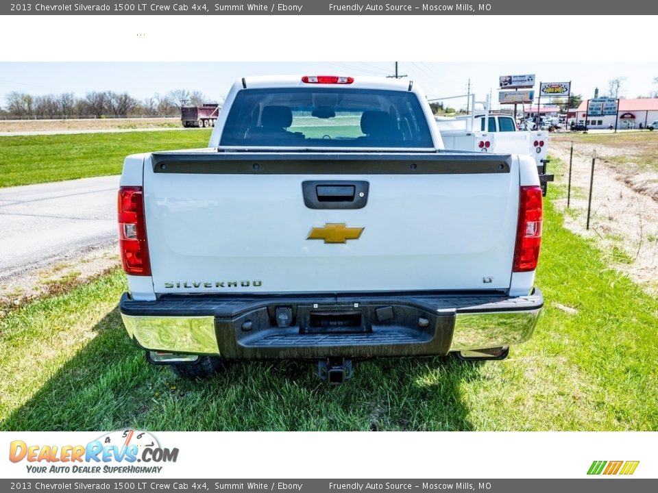 2013 Chevrolet Silverado 1500 LT Crew Cab 4x4 Summit White / Ebony Photo #5