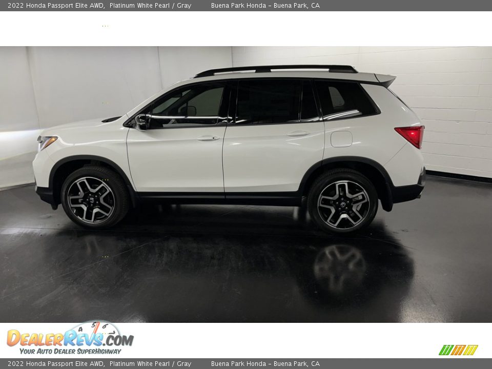 Platinum White Pearl 2022 Honda Passport Elite AWD Photo #3