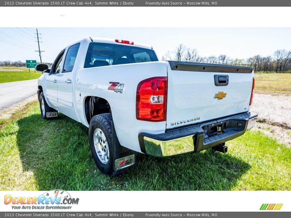 2013 Chevrolet Silverado 1500 LT Crew Cab 4x4 Summit White / Ebony Photo #6