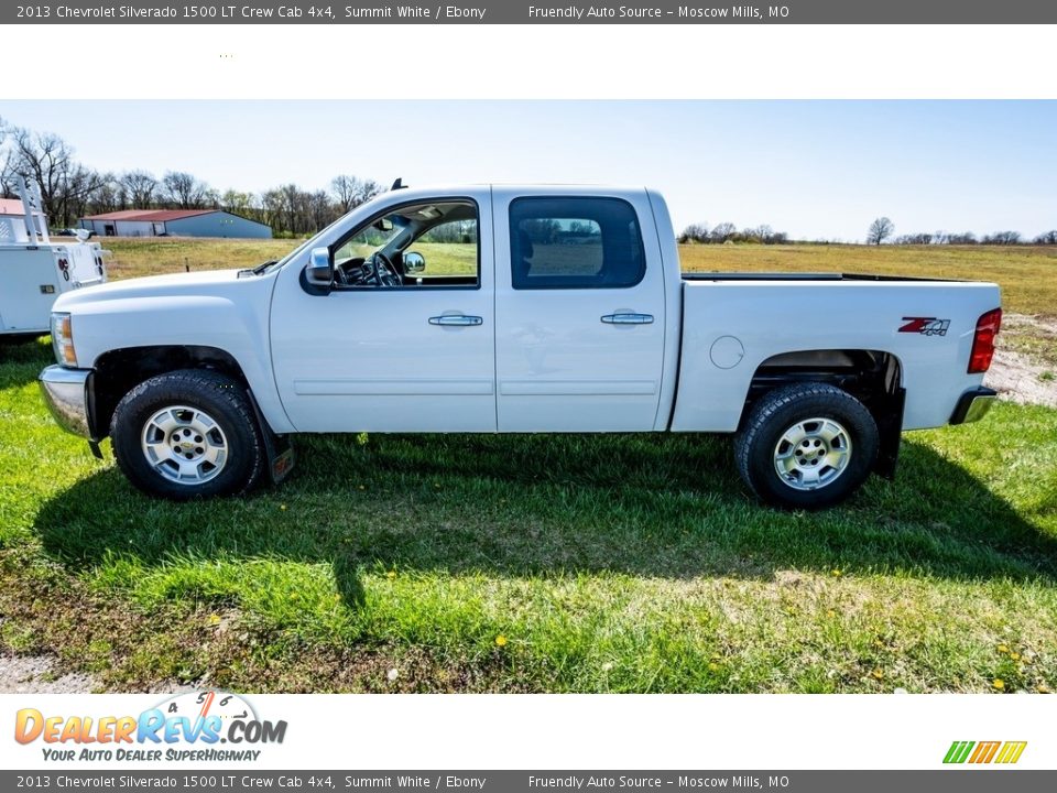 2013 Chevrolet Silverado 1500 LT Crew Cab 4x4 Summit White / Ebony Photo #7