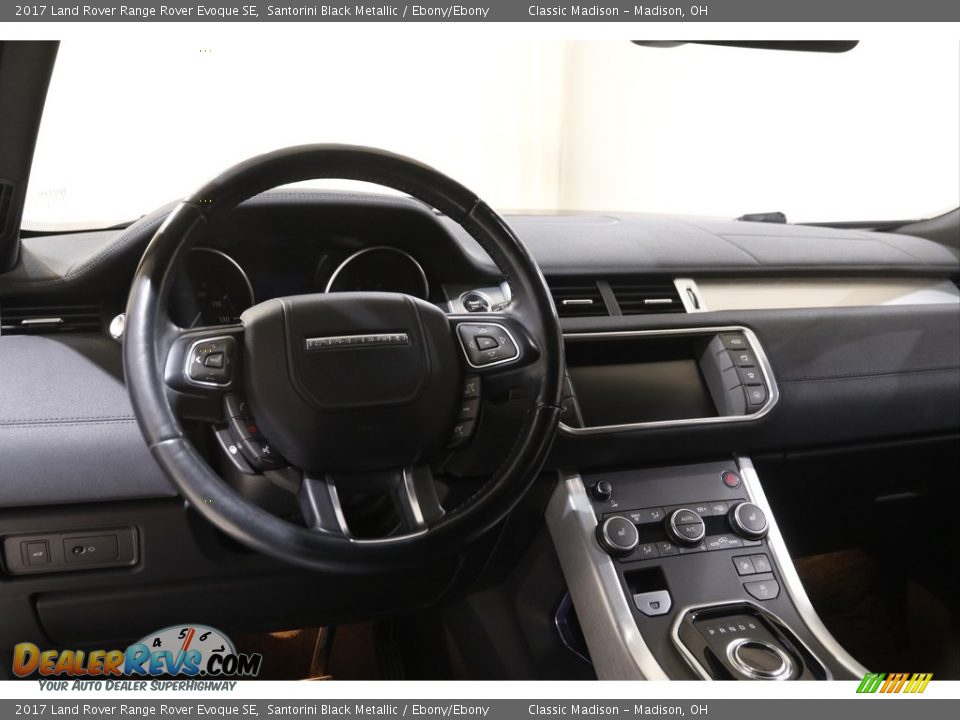 2017 Land Rover Range Rover Evoque SE Santorini Black Metallic / Ebony/Ebony Photo #6