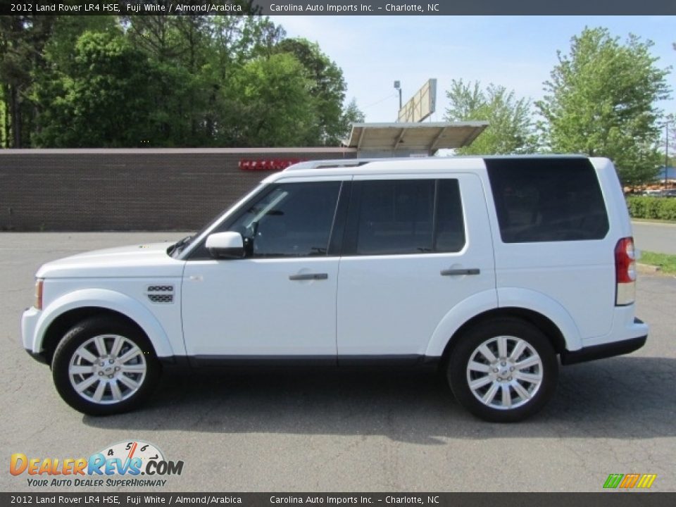 2012 Land Rover LR4 HSE Fuji White / Almond/Arabica Photo #7