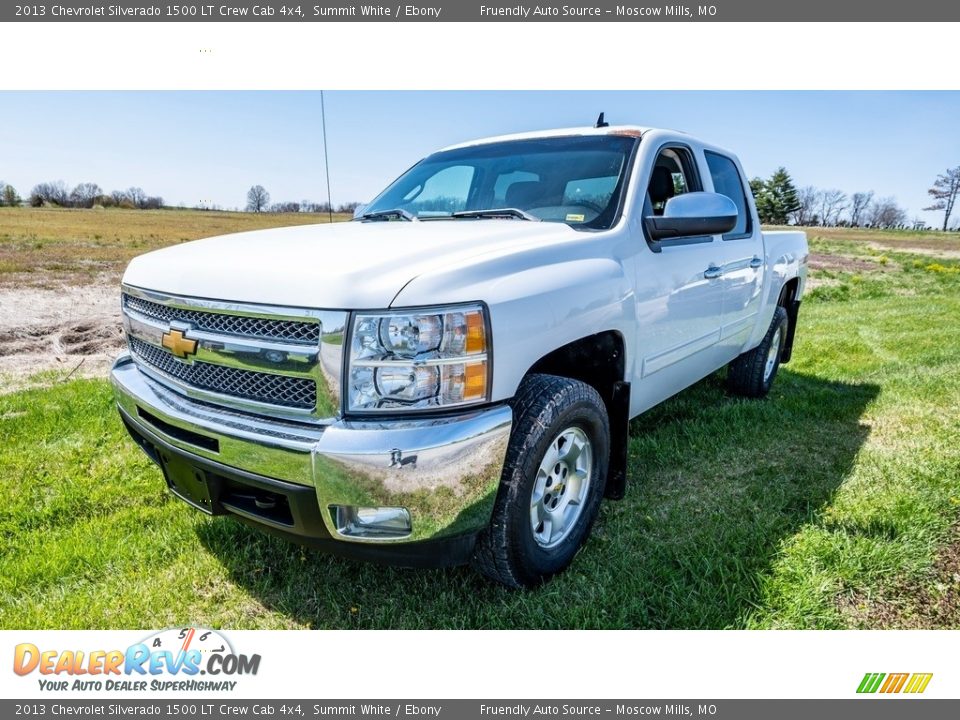 2013 Chevrolet Silverado 1500 LT Crew Cab 4x4 Summit White / Ebony Photo #8