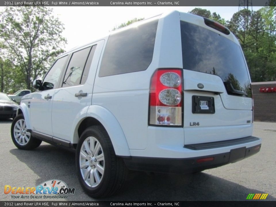 2012 Land Rover LR4 HSE Fuji White / Almond/Arabica Photo #8
