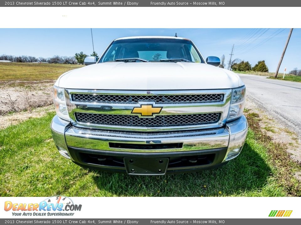 2013 Chevrolet Silverado 1500 LT Crew Cab 4x4 Summit White / Ebony Photo #9