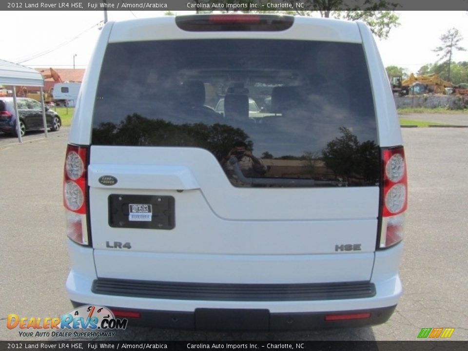 2012 Land Rover LR4 HSE Fuji White / Almond/Arabica Photo #9