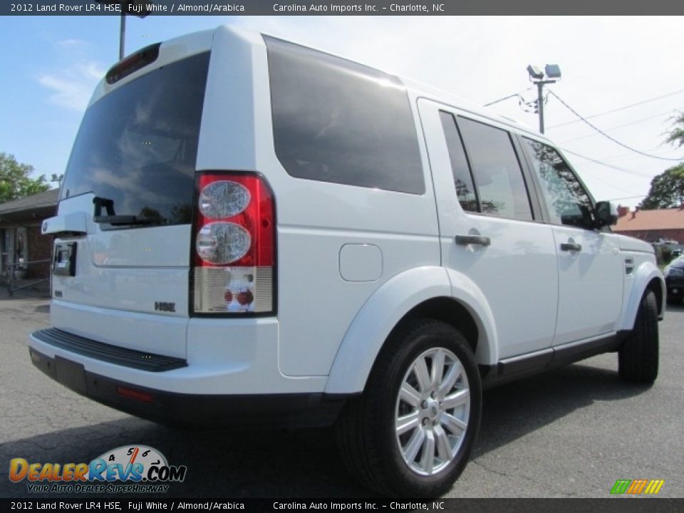 2012 Land Rover LR4 HSE Fuji White / Almond/Arabica Photo #10