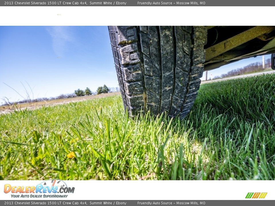 2013 Chevrolet Silverado 1500 LT Crew Cab 4x4 Summit White / Ebony Photo #11